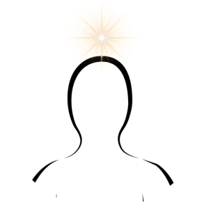 crown chakra sahasrara chakra silhouette